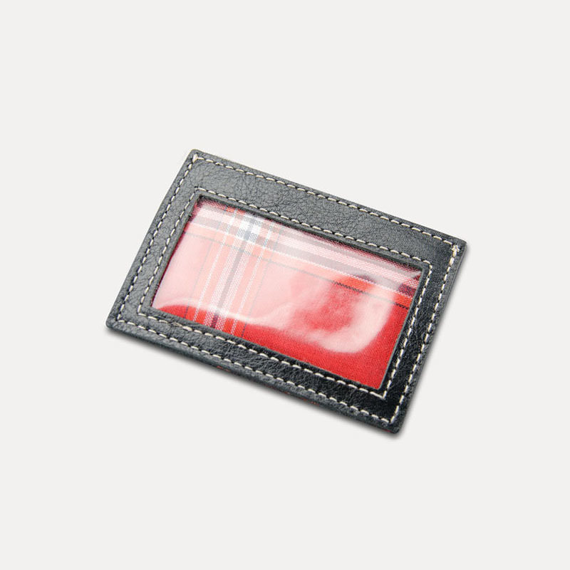 Carteira de couro compacta party wallet nordweg nw009 costas