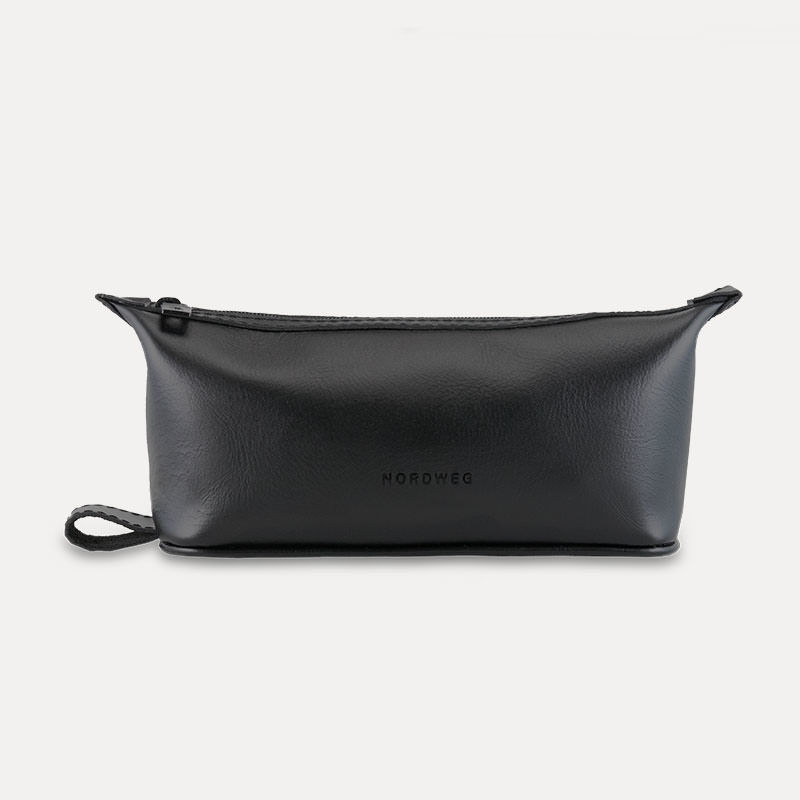 Necessaire de couro nomade nordweg nw084 preta frente